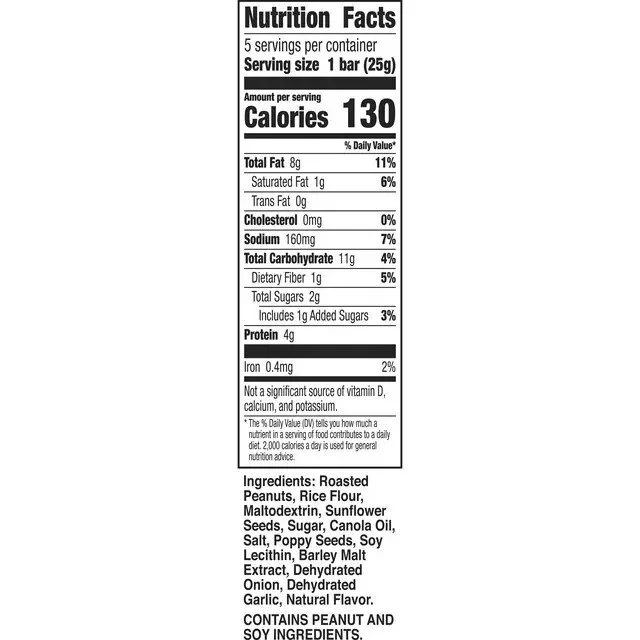 Savory Nut Crunch Bar - Everything Bagel (8 Pack) - Image 6