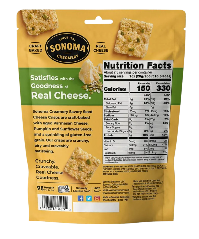 Savory Seed Parmesan Crisps - Image 2