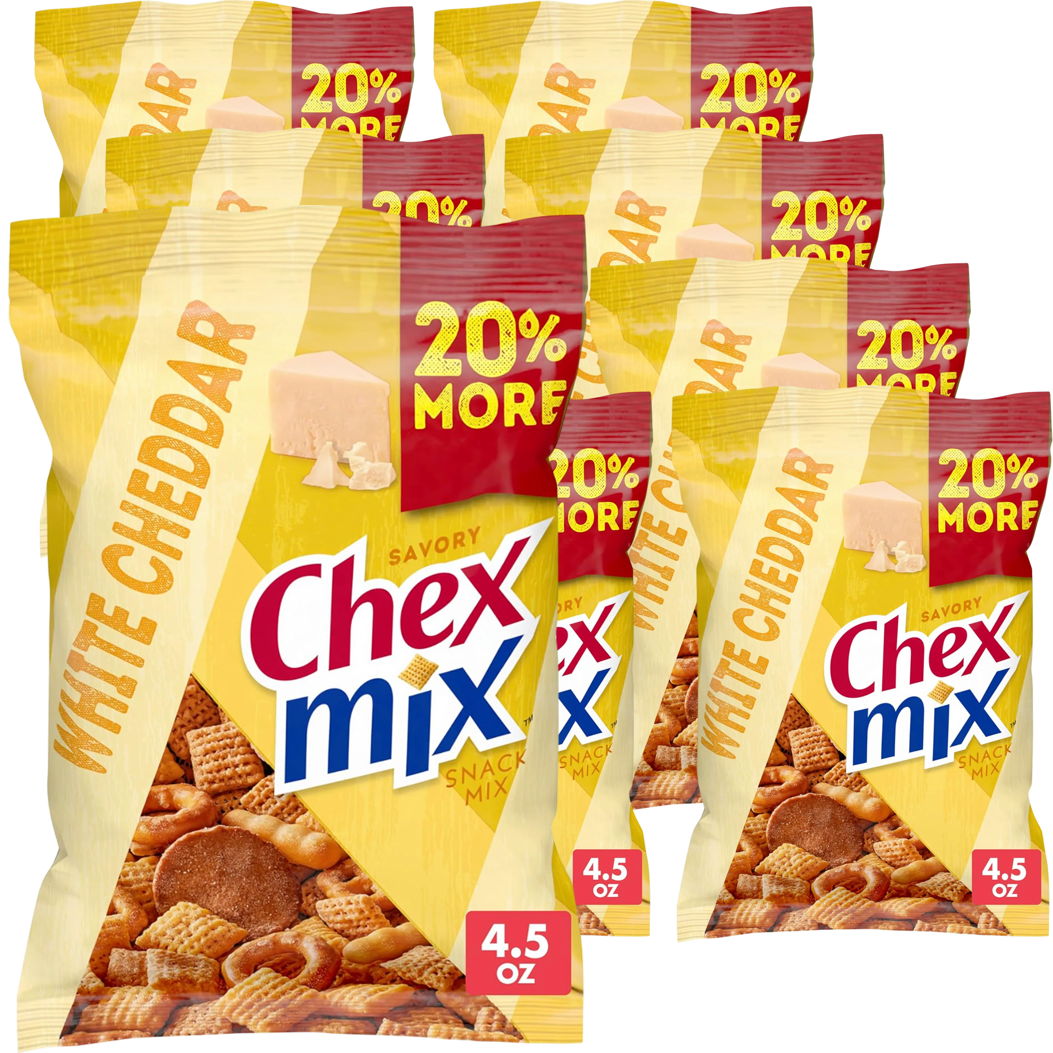 Savory Snack Mix White Cheddar (8 Pack)
