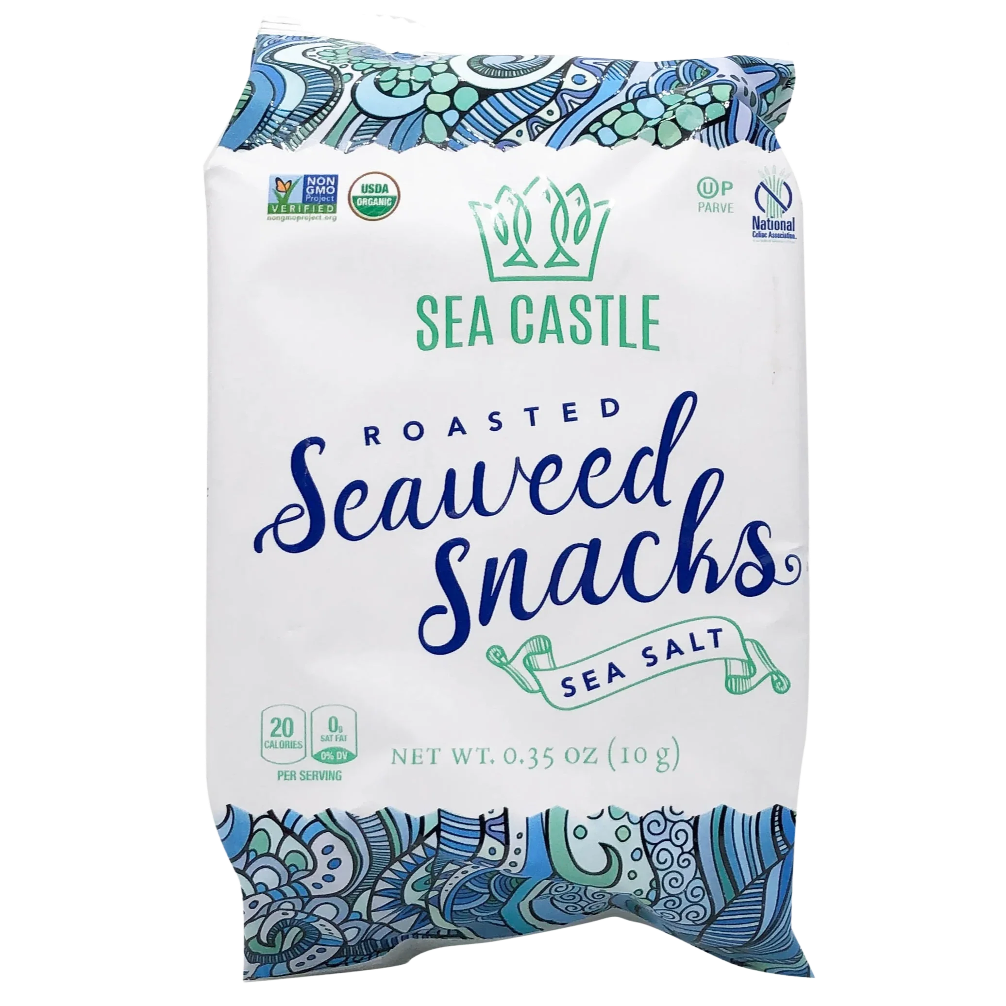 Organic Roasted Seaweed With Sea Salt (12 Pack) - Image 2