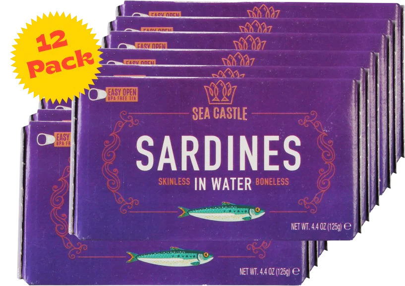 Sardines In Water Skinless & Boneless (12 Pack)