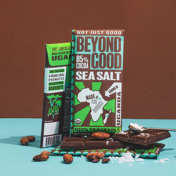 Sea Salt 85% Cocoa Dark Chocolate - Image 2
