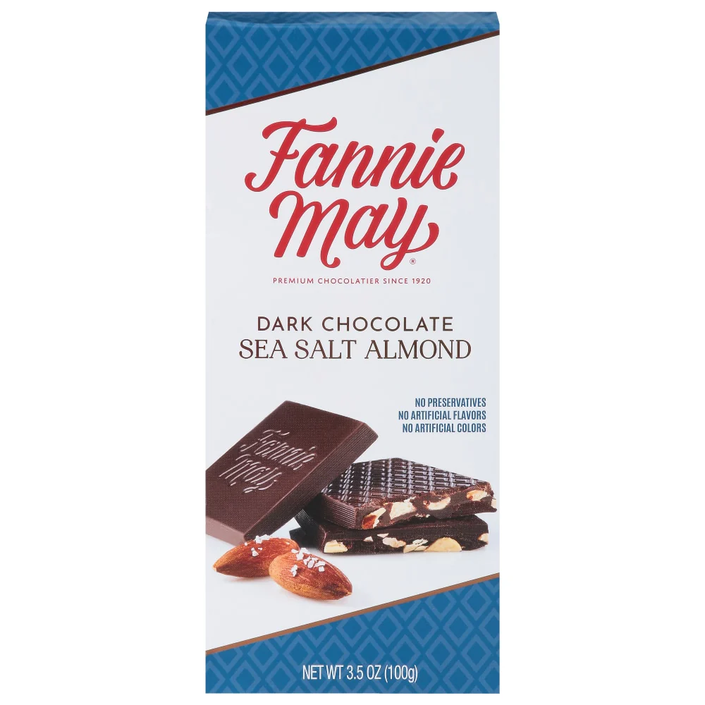 Sea Salt & Almond Dark Chocolate Bar (6 CT) - Image 2