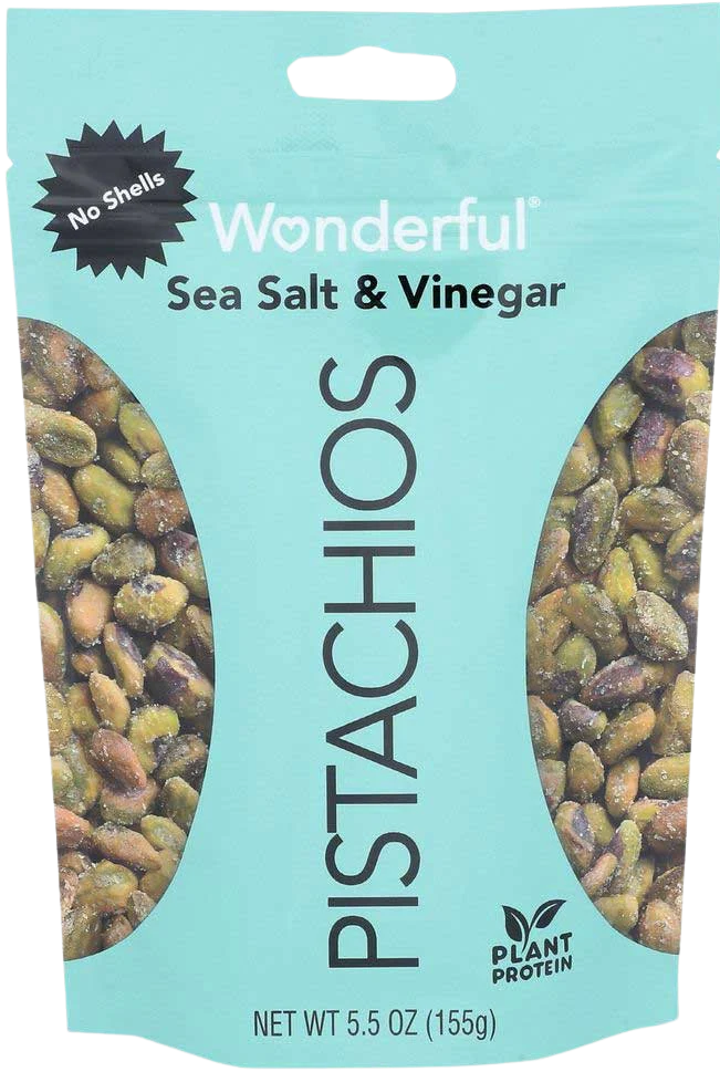 Sea Salt And Vinegar Pistachios No Shells