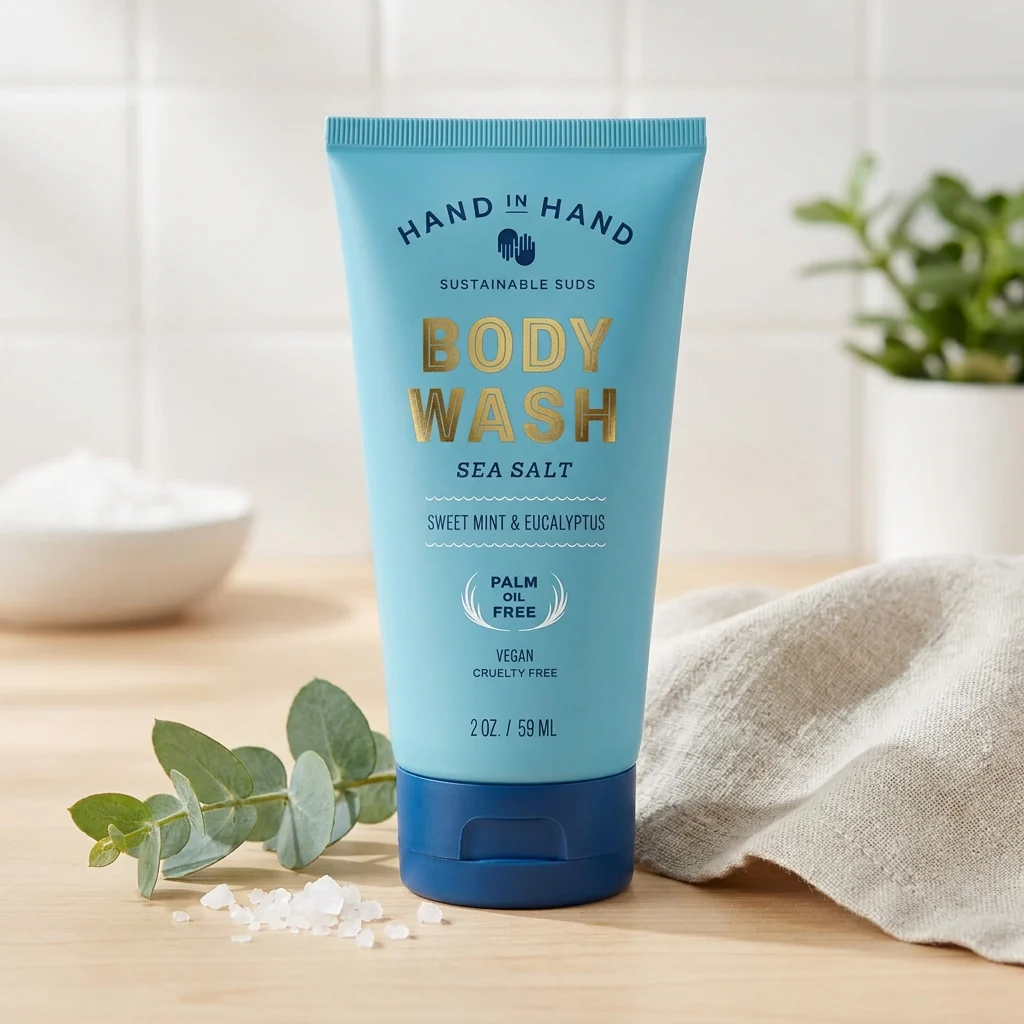 Sea Salt Body Wash - Sweet Mint & Eucalyptus - Image 4