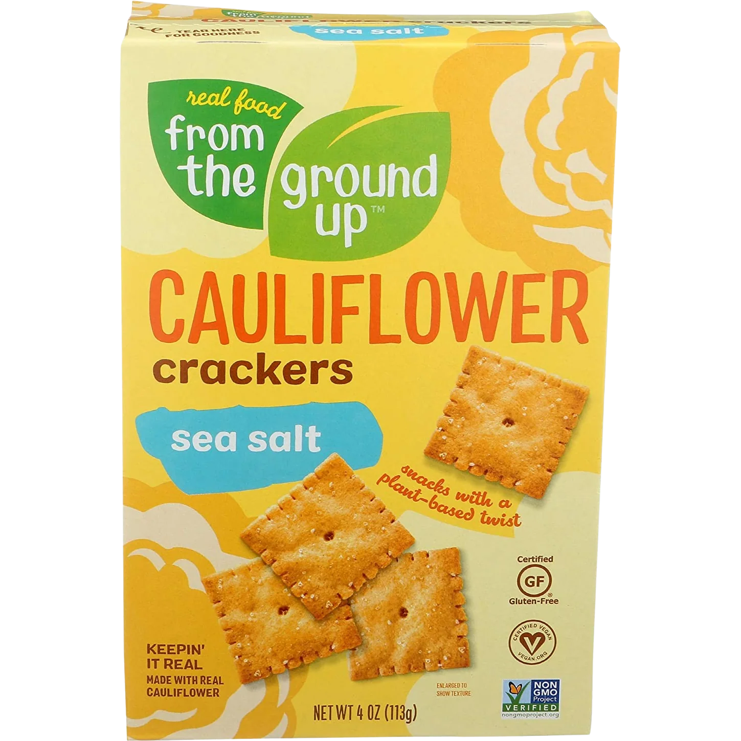 Sea Salt Cauliflower Cracker