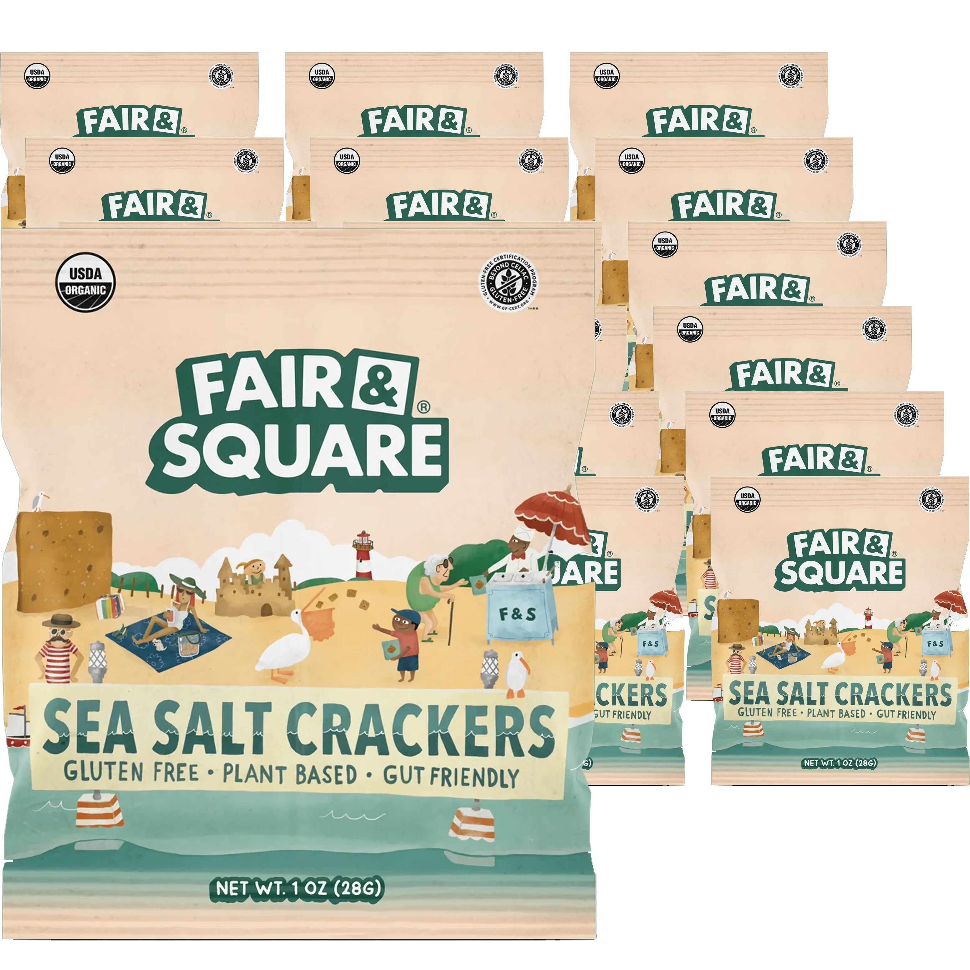 Sea Salt Crackers (18 Pack)