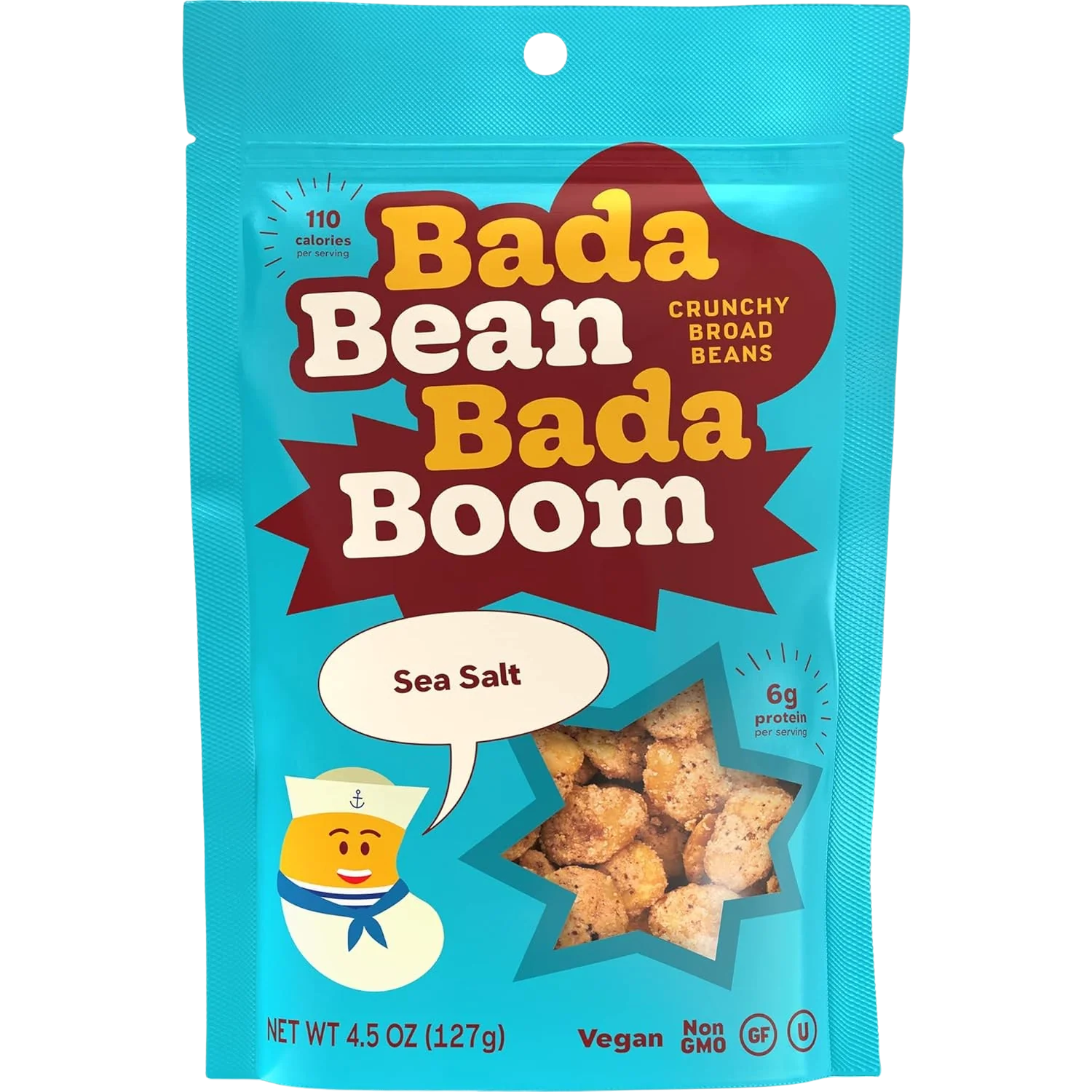 Sea Salt Crunchy Broad Beans (6 Pack) - Image 2