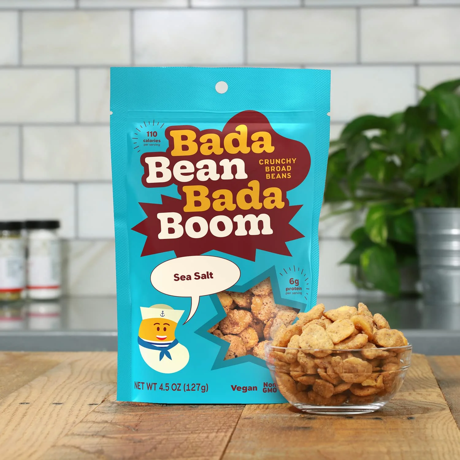 Sea Salt Crunchy Broad Beans (6 Pack) - Image 3
