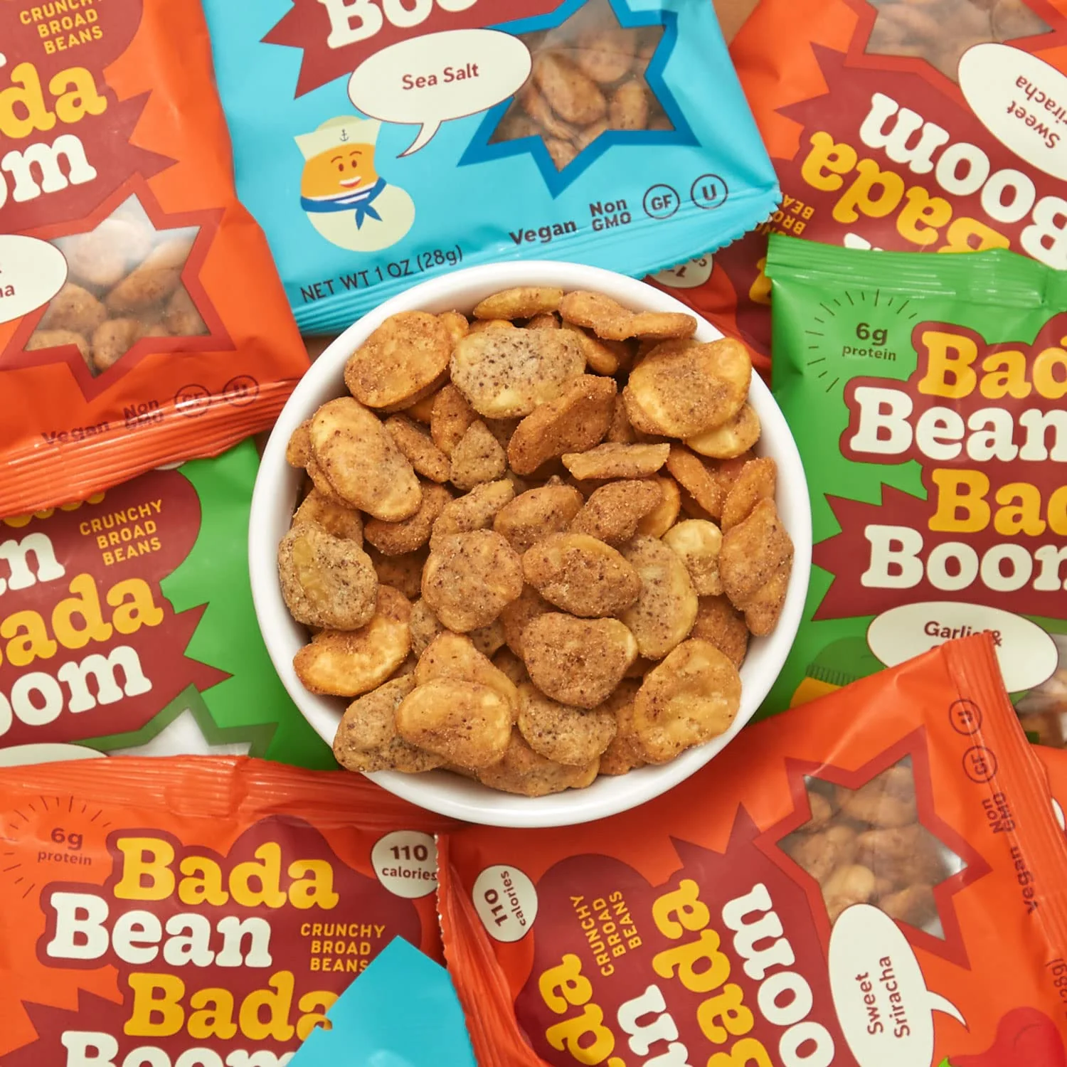 Sea Salt Crunchy Broad Beans (6 Pack) - Image 4