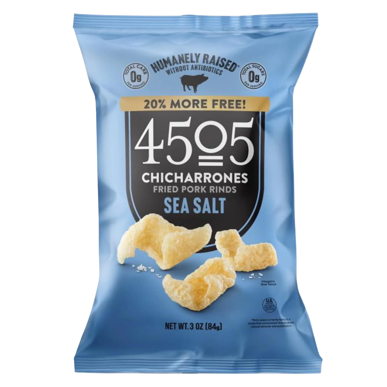 Sea Salt Fried Pork Rinds