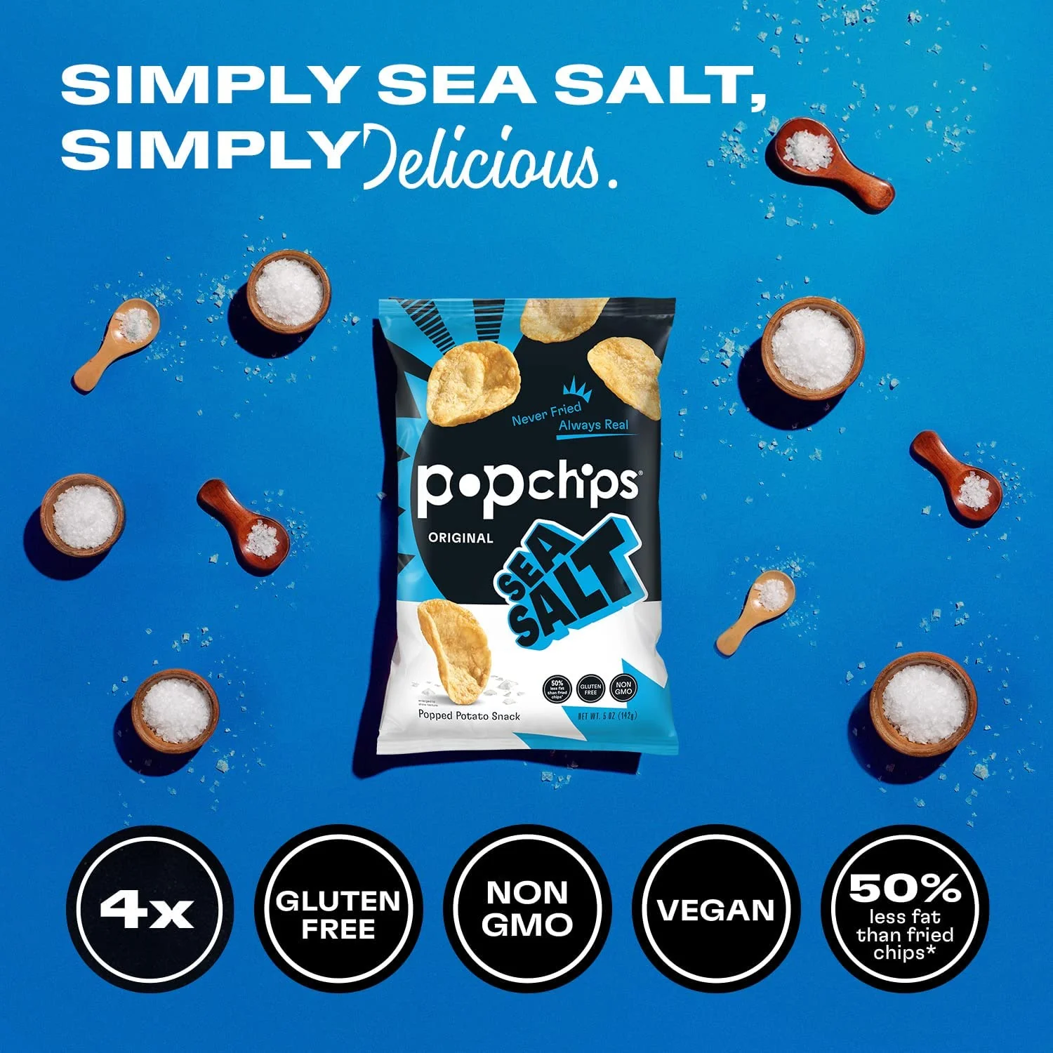 Sea Salt Potato Chips (24 Pack) - Image 2