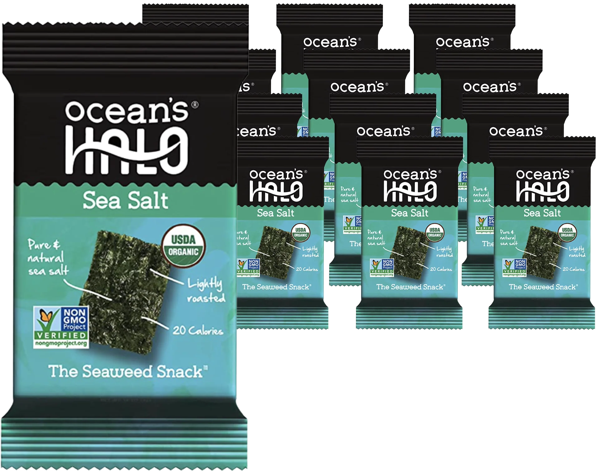 Sea Salt Seaweed Snacks (12 Pack)
