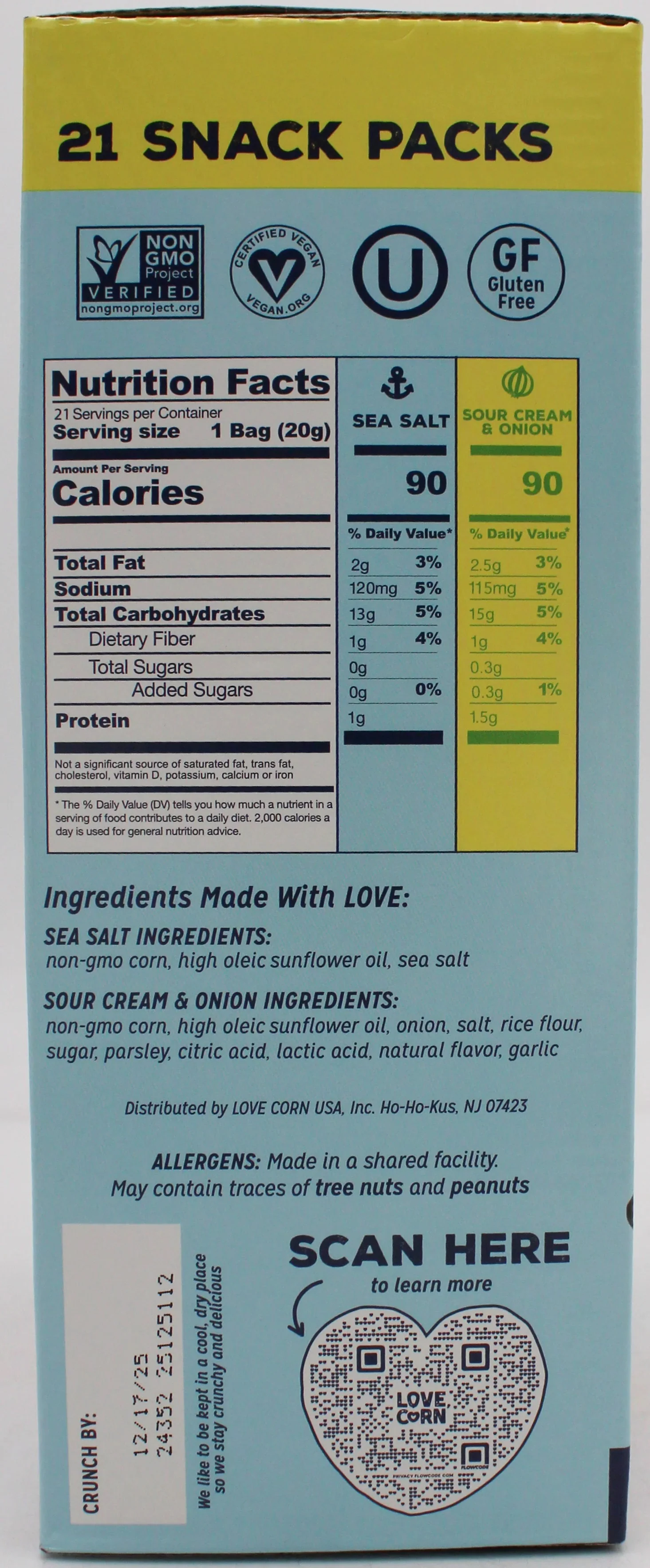 Sea Salt & Sour Cream Onion Variety Pack (21 CT) - Image 3