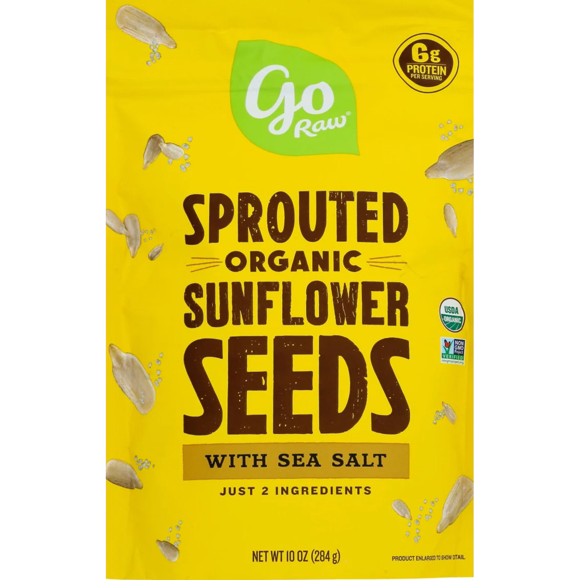 Organic Sprouted Sunflower Seeds With Sea Salt