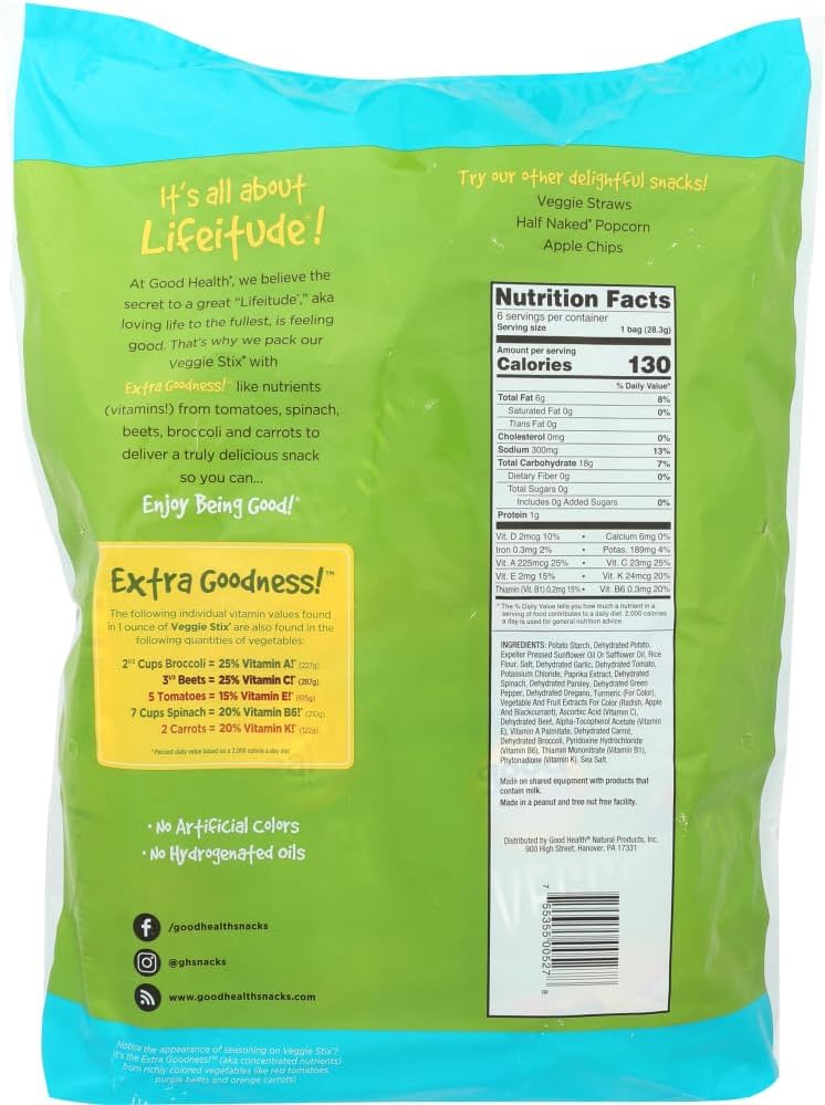 Sea Salt Veggie Stix (6 CT) - Image 3