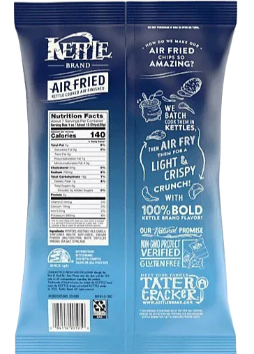 Sea Salt & Vinegar Air Fried Potato Chips - Image 2