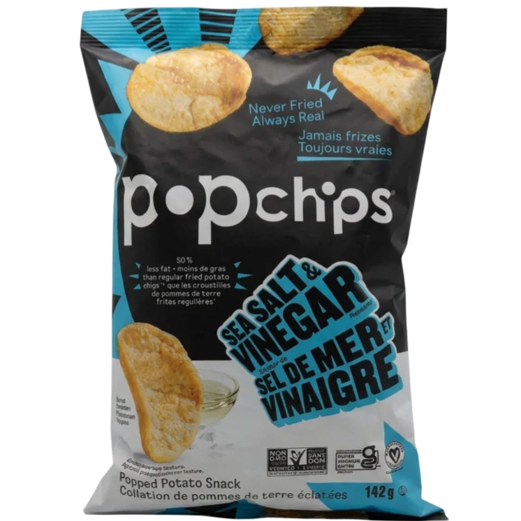 Sea Salt & Vinegar Popped Potato Chips