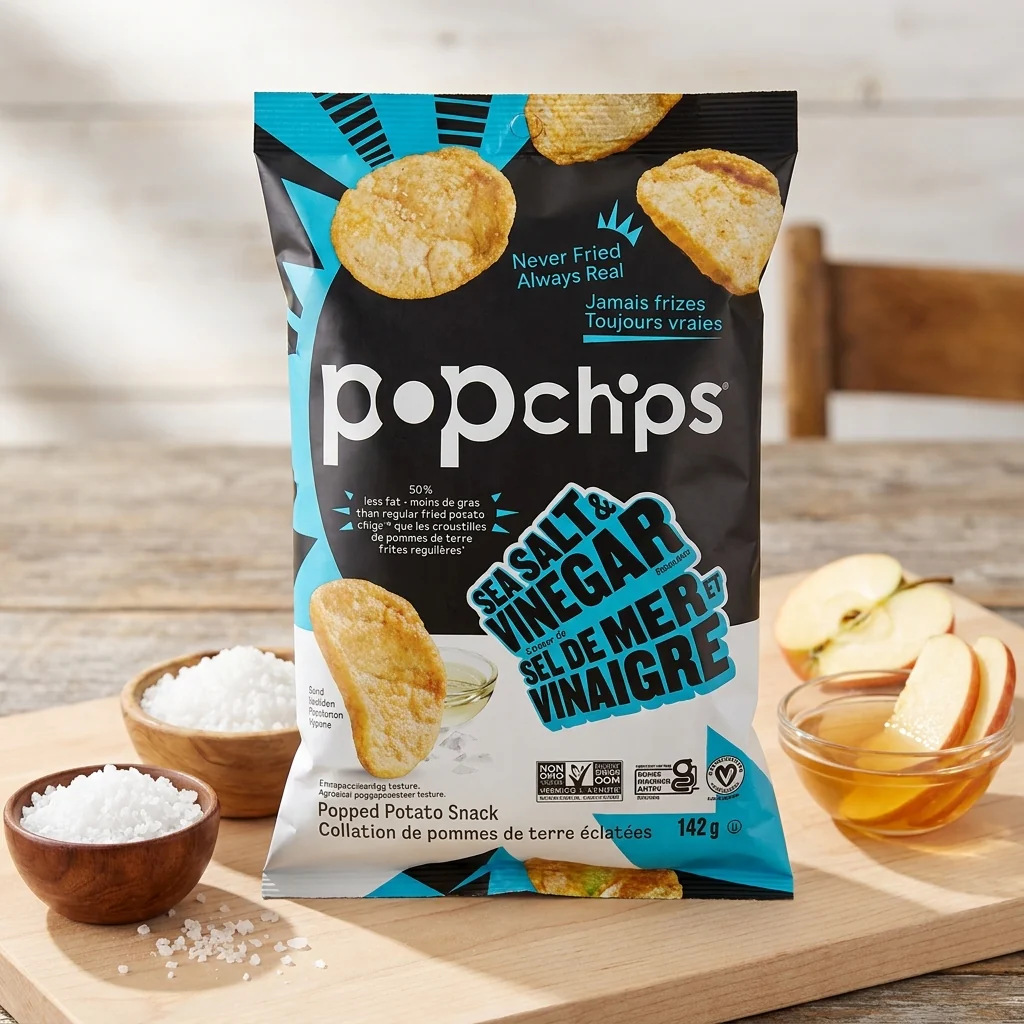 Sea Salt & Vinegar Popped Potato Chips - Image 2