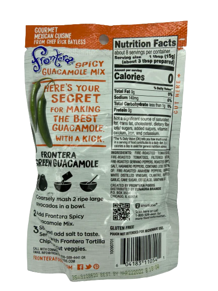 Seasoning Pouch Guacamole Spice - Image 2