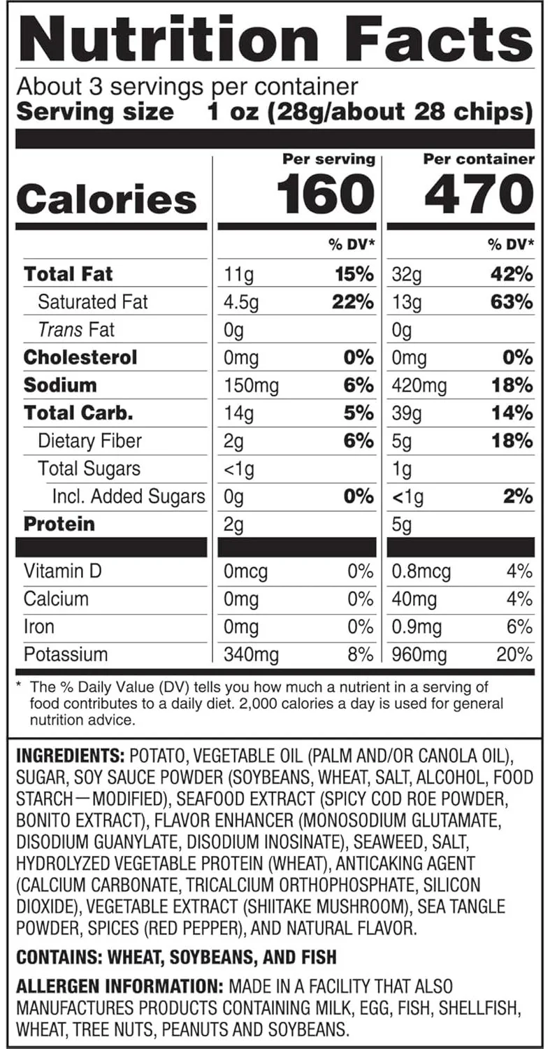 Seaweed & Salt Potato Chips (6 Pack) - Image 7