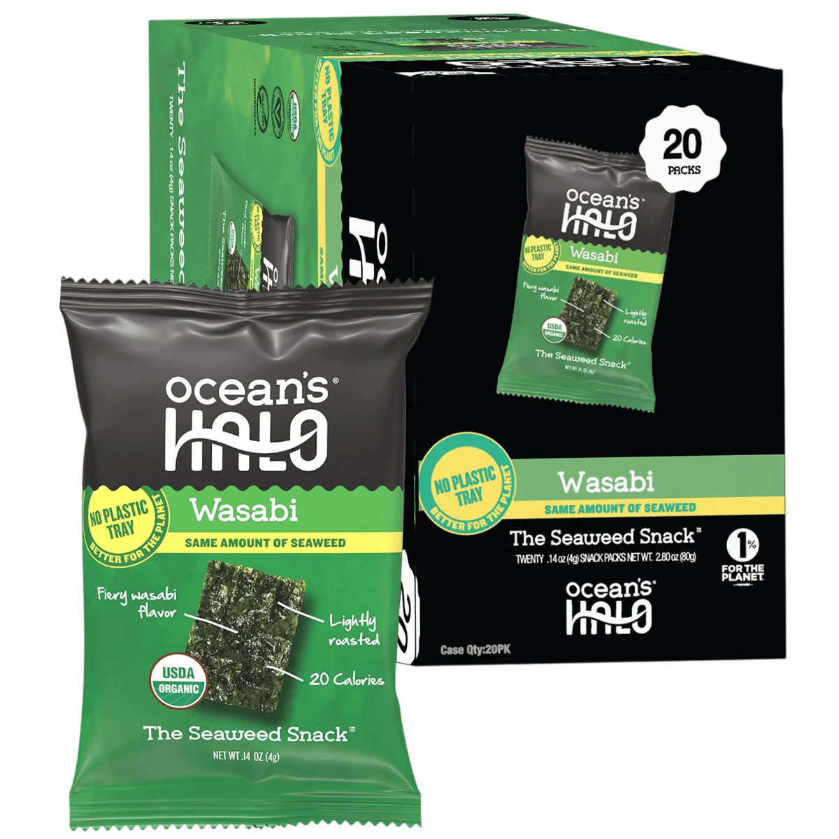 Seaweed Snack Wasabi (20 CT)