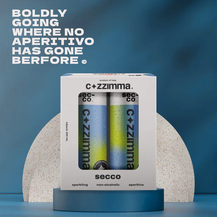 Secco Sparkling Non-Alcoholic Italian Aperitivo (4 Pack) - Image 4