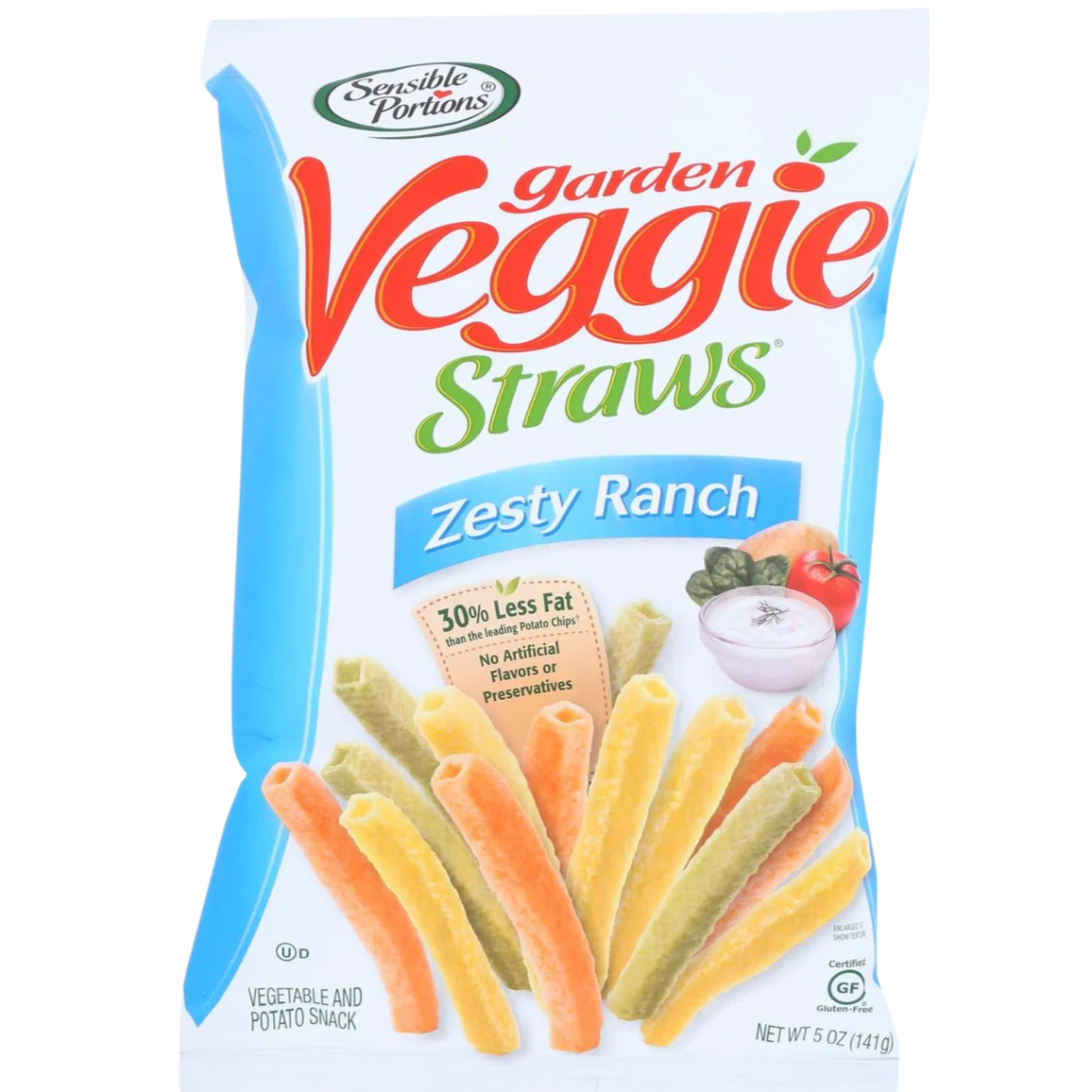 Zesty Ranch Garden Veggie Straws