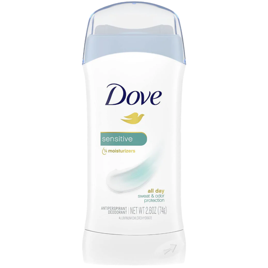 Sensitive Skin Invisible Solid Antiperspirant And Deodorant Stick