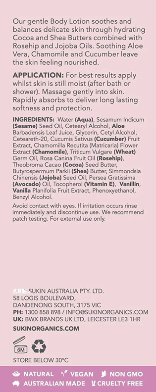 Sensitive Soothing Body Lotion - Image 2