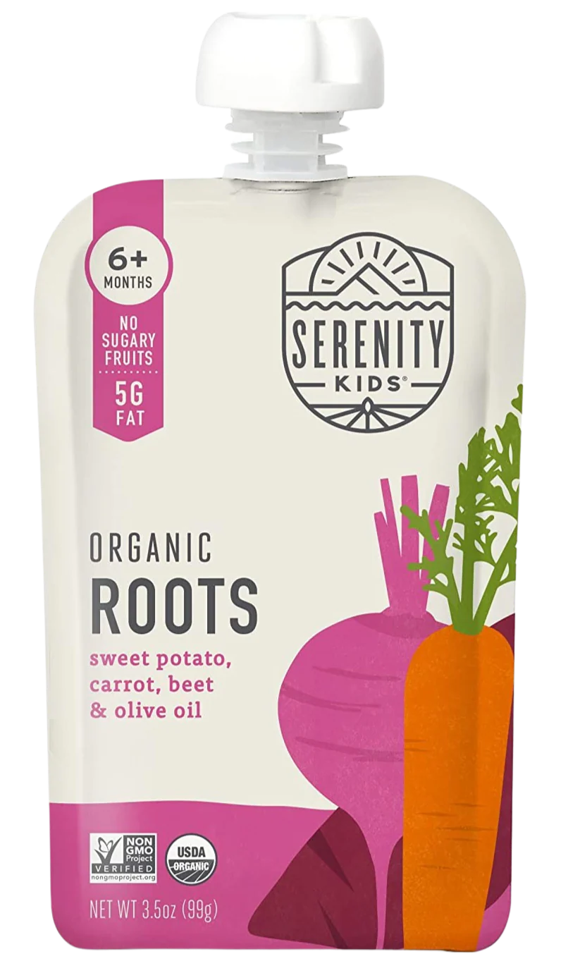 Organic Carrot Veggie Puree Baby Food Pouche (6 Pack) - Image 2