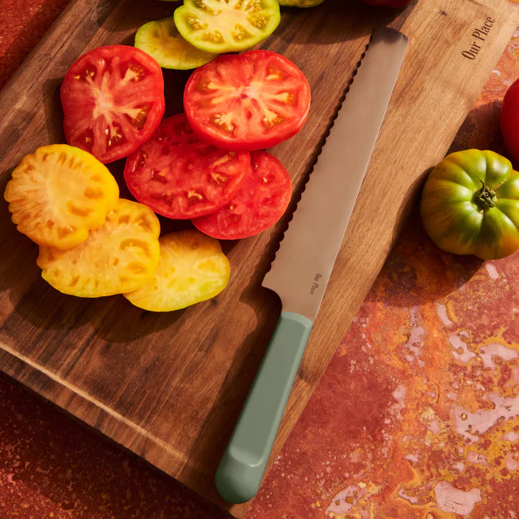 Serrated Slicing Knife - Sage - Image 2