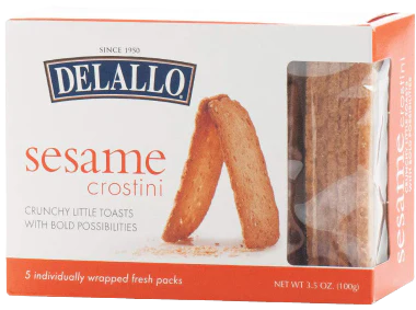 Sesame Crostini Toasts
