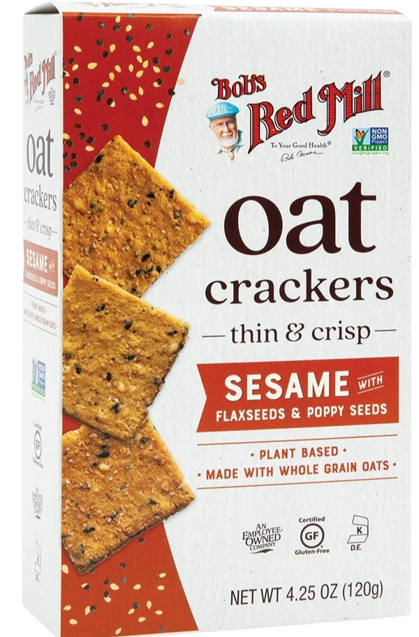 Sesame Oat Crackers