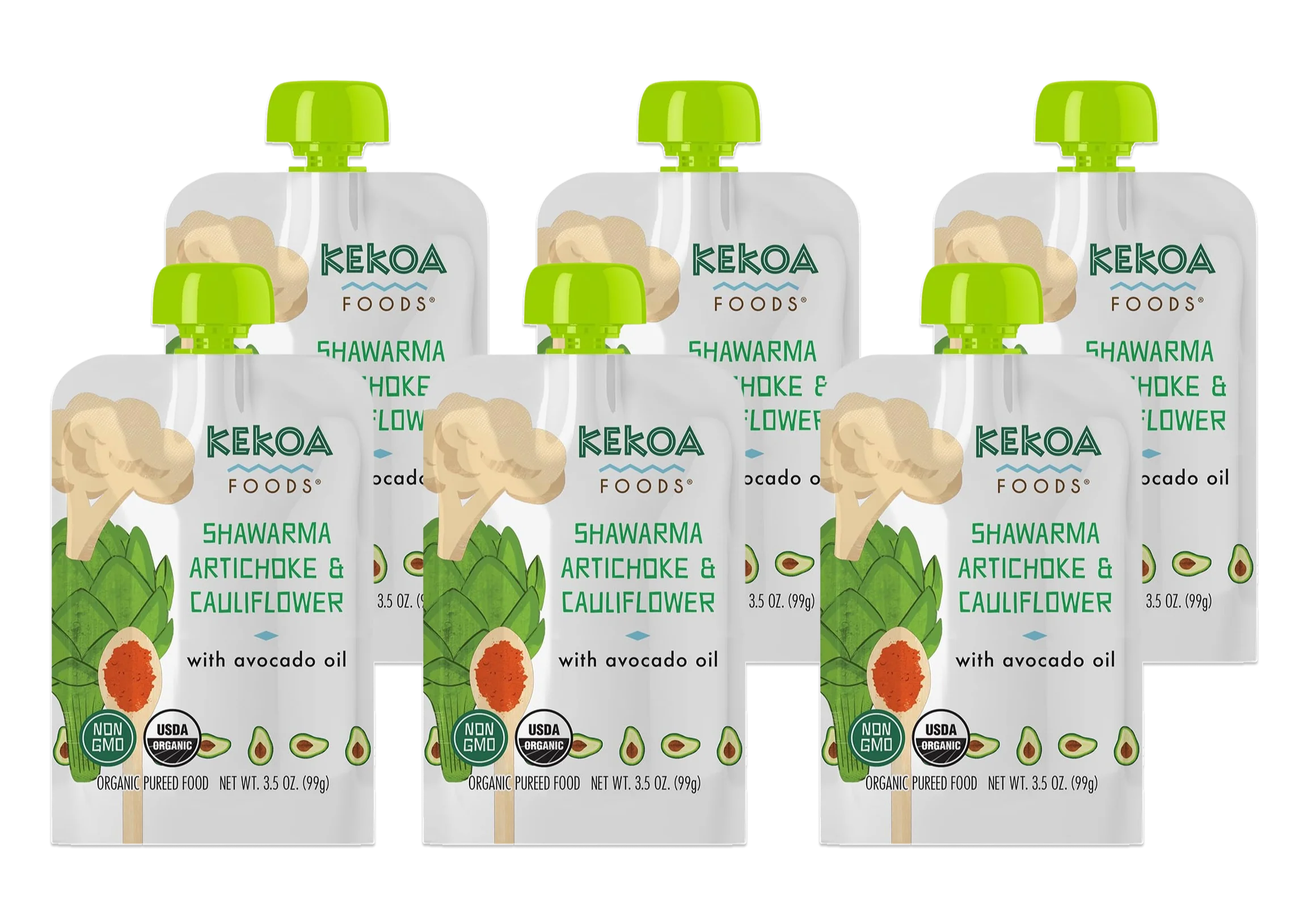 Shawarma Artichoke And Cauliflower Baby Food (6 Pack)