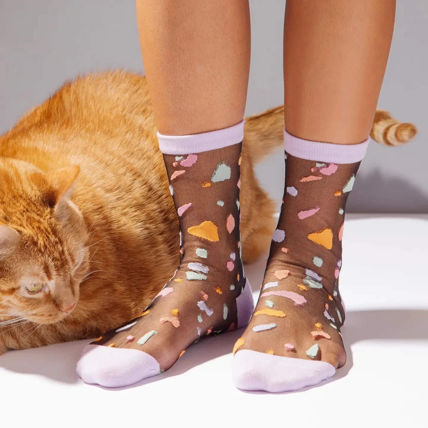 Sheer Socks in Fragments - Image 4