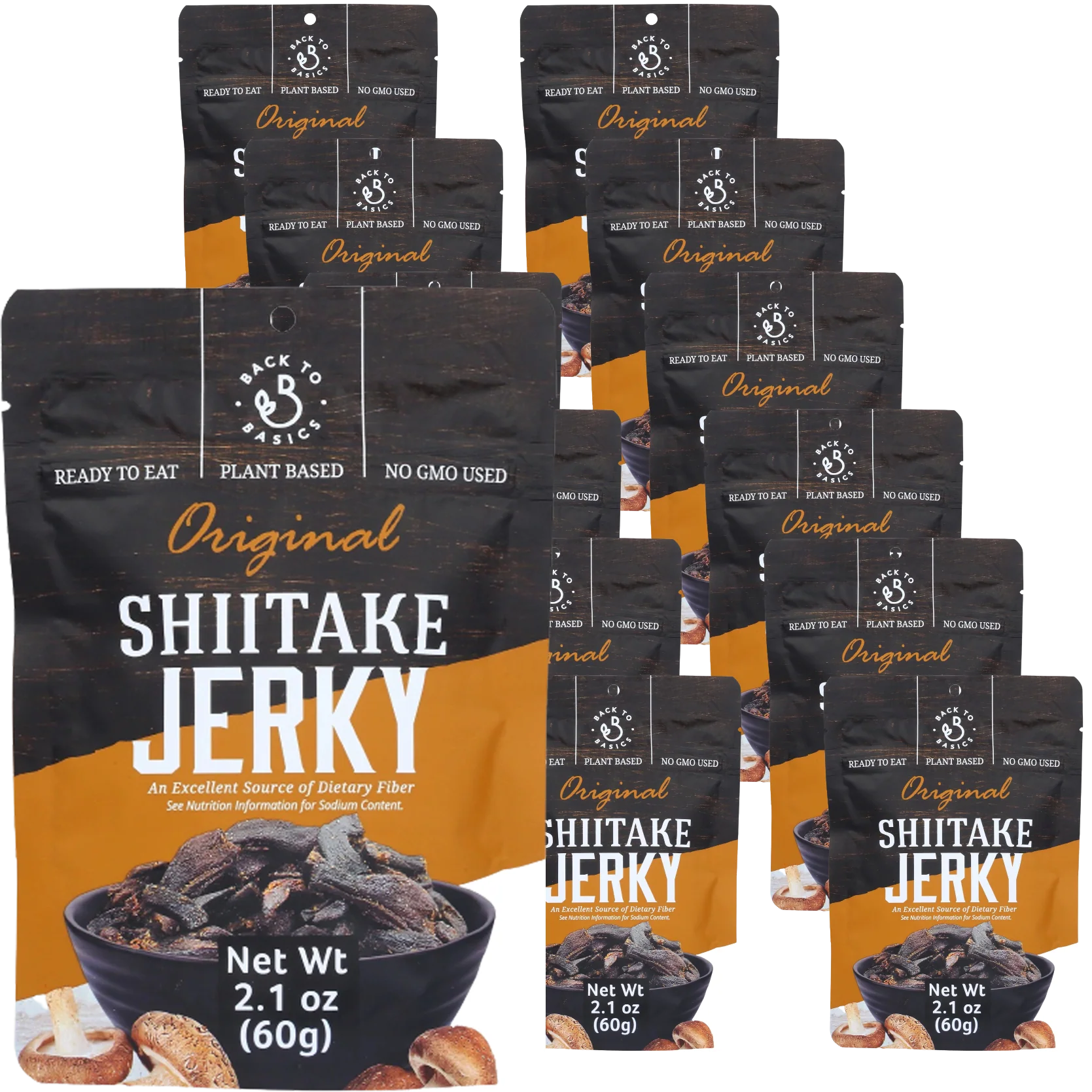 Shiitake Jerky Mushroom (12 Pack)
