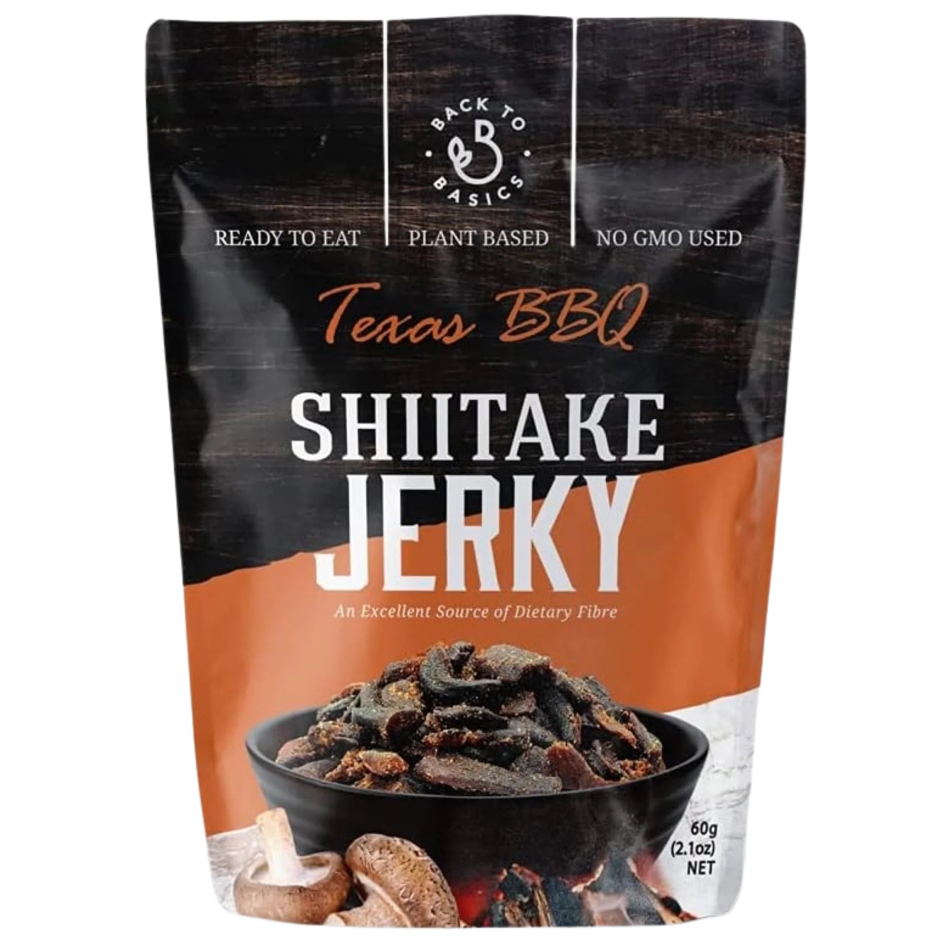 Shiitake Jerky Texas BBQ (12 Pack) - Image 2