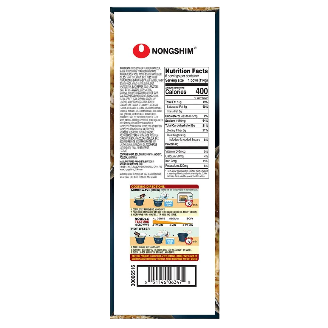 Shrimp Tempura Udon Bowl (6 Pack) - Image 4