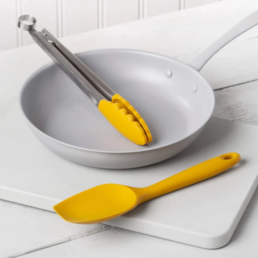 Silicone Cook's Tongs - Mustard - Image 3