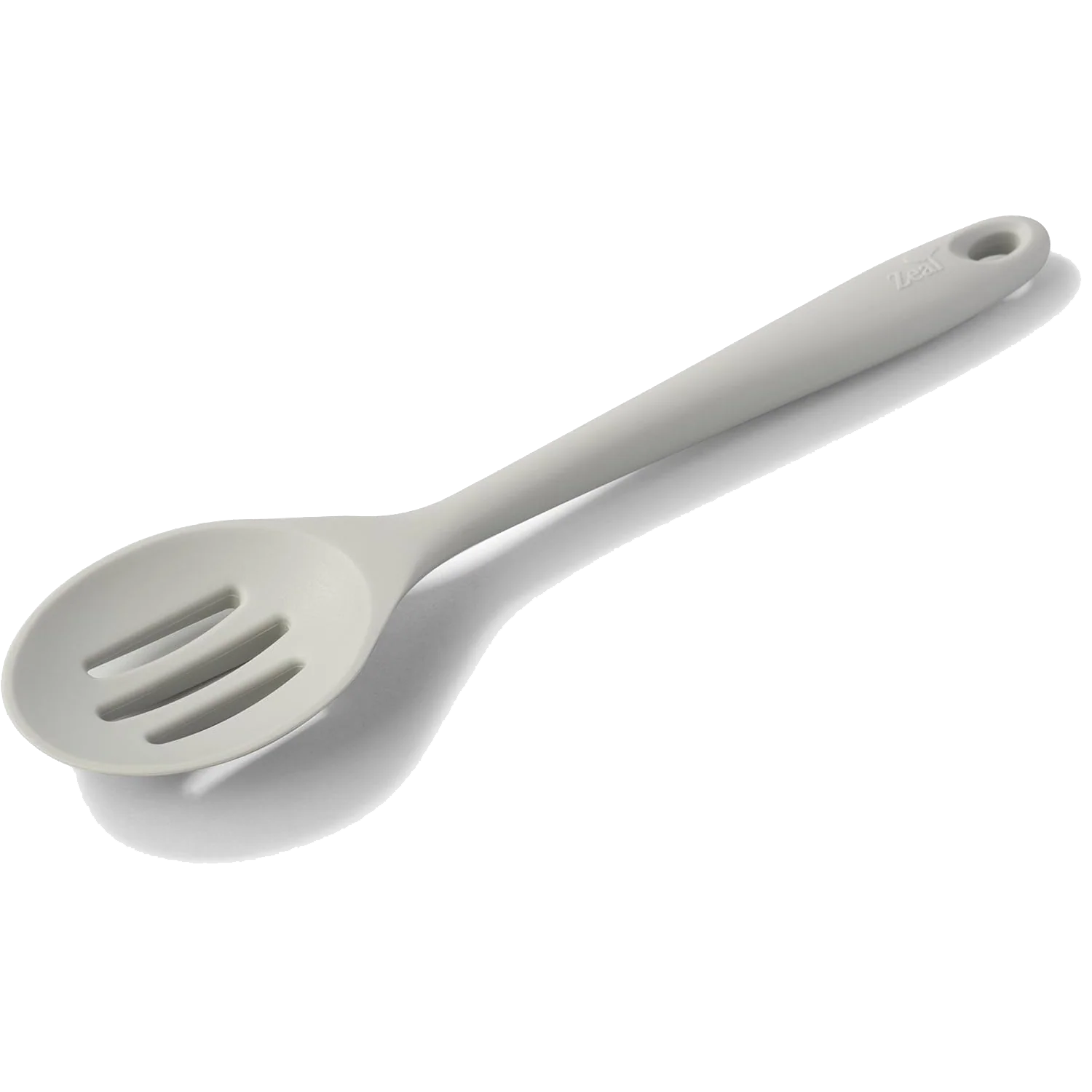 Silicone Slotted Spoon - Light Grey