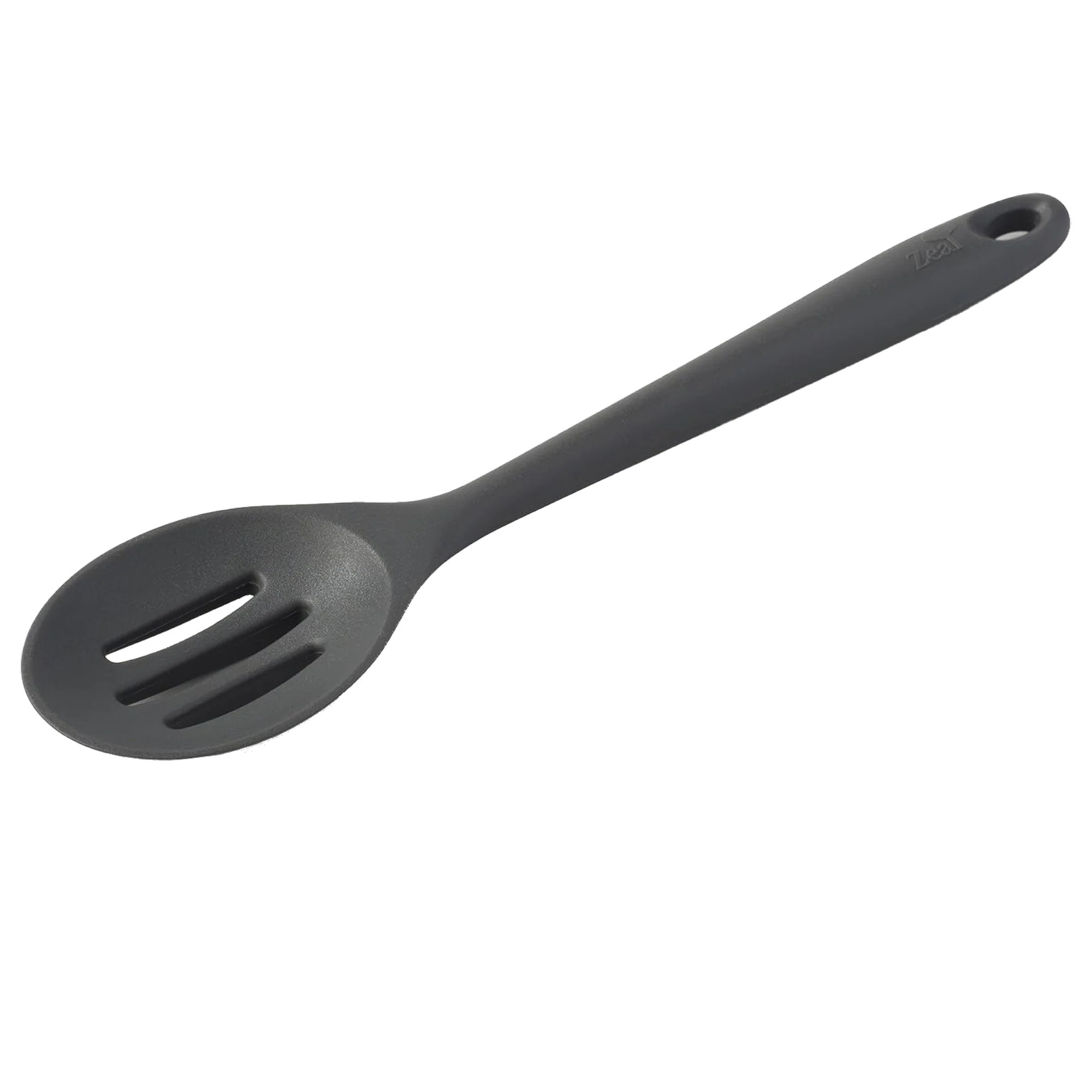 Silicone Slotted Spoon - Dark Grey