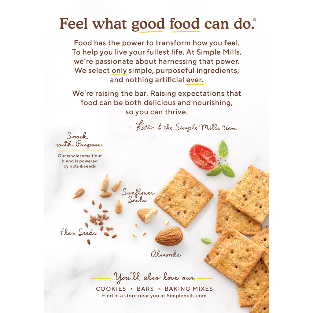 Sundried Tomato & Basil Almond Flour Crackers - Image 2