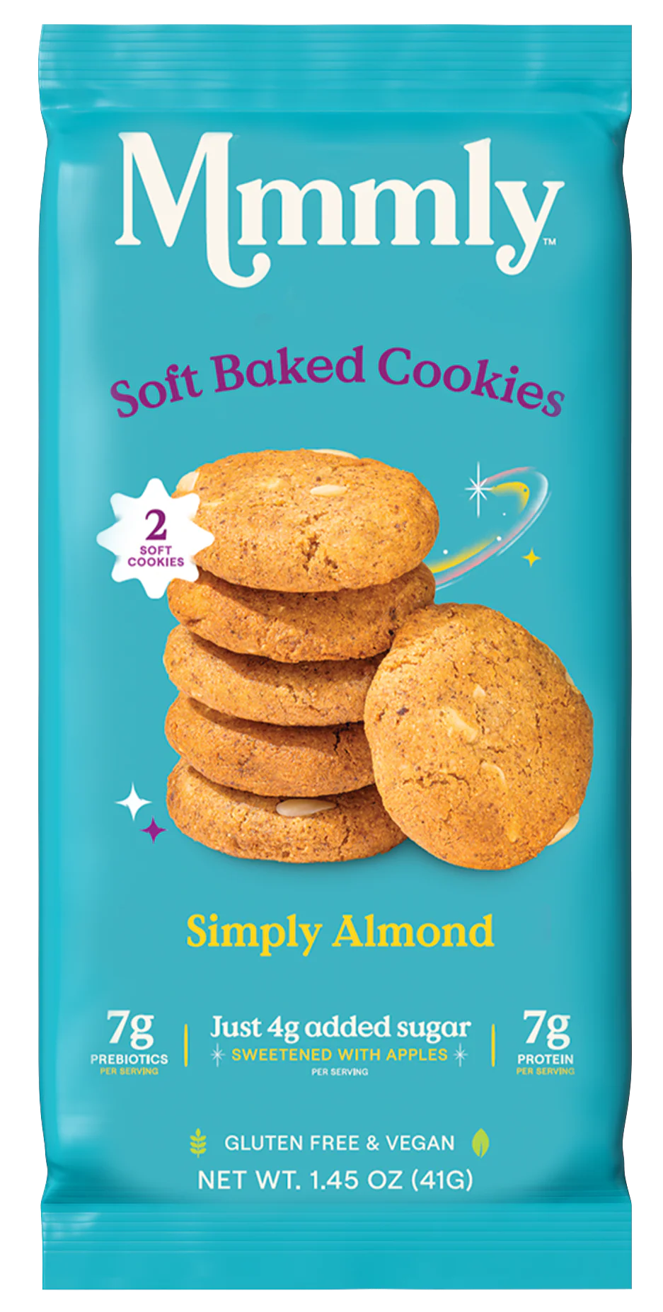 Simply Almond Soft Baked Cookies (10 x 2 CT To Go Packs) - Image 2