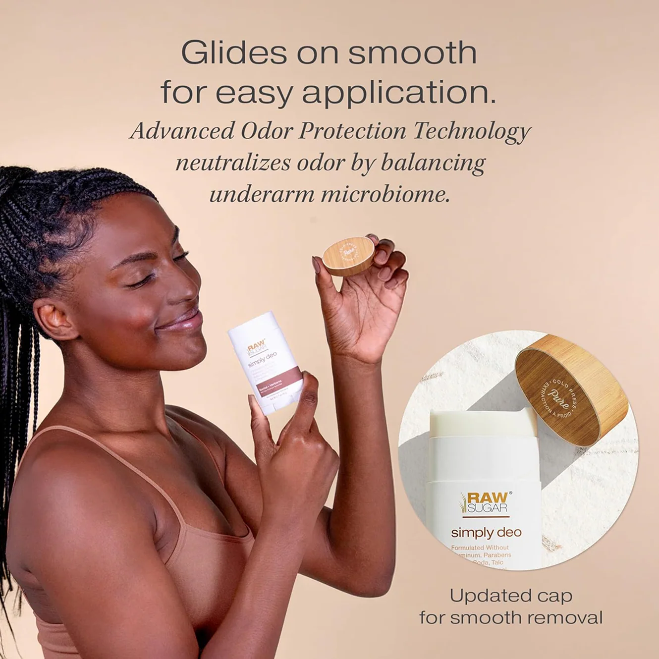 Simply Deo - Santal + Verbena Aluminum-Free Deodorant - Image 2