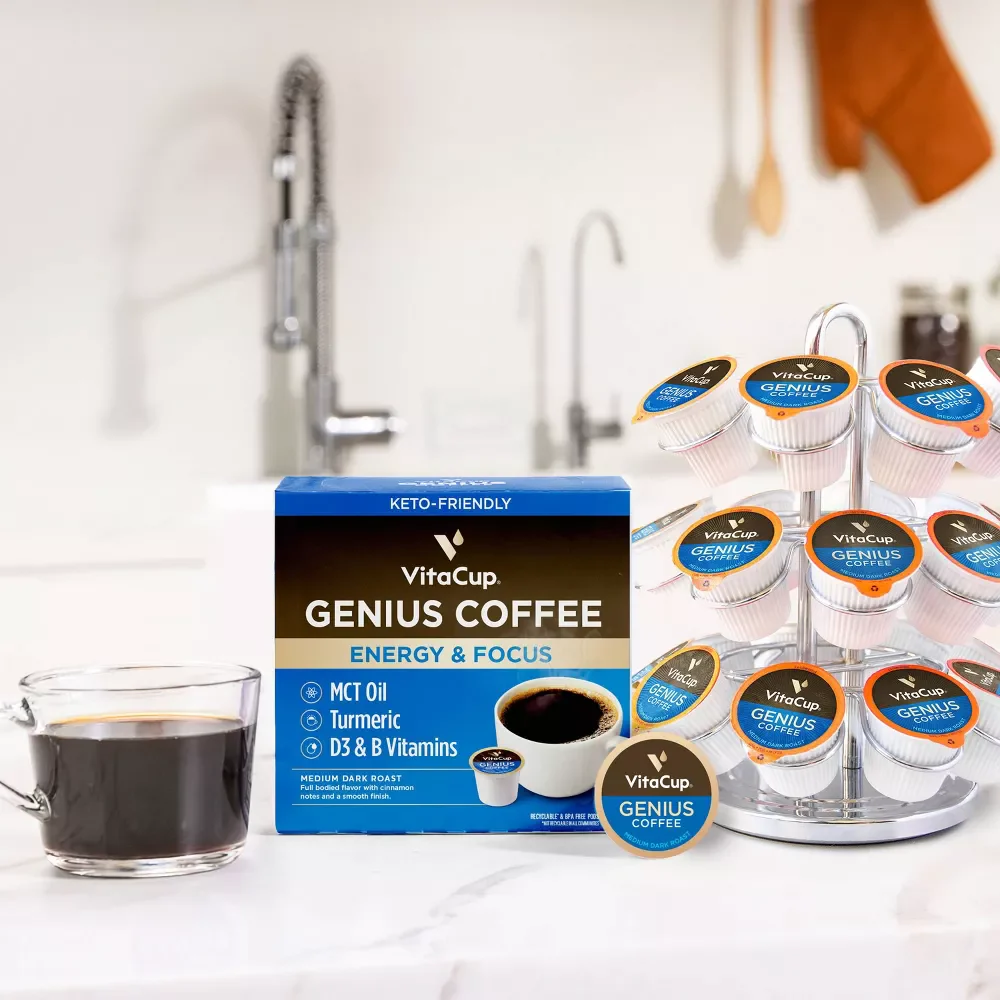 Genius Coffee Medium Dark Roast K-Cups - Image 3