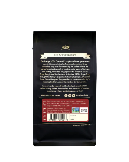Indonesia Dark Roast Whole Bean - Image 2