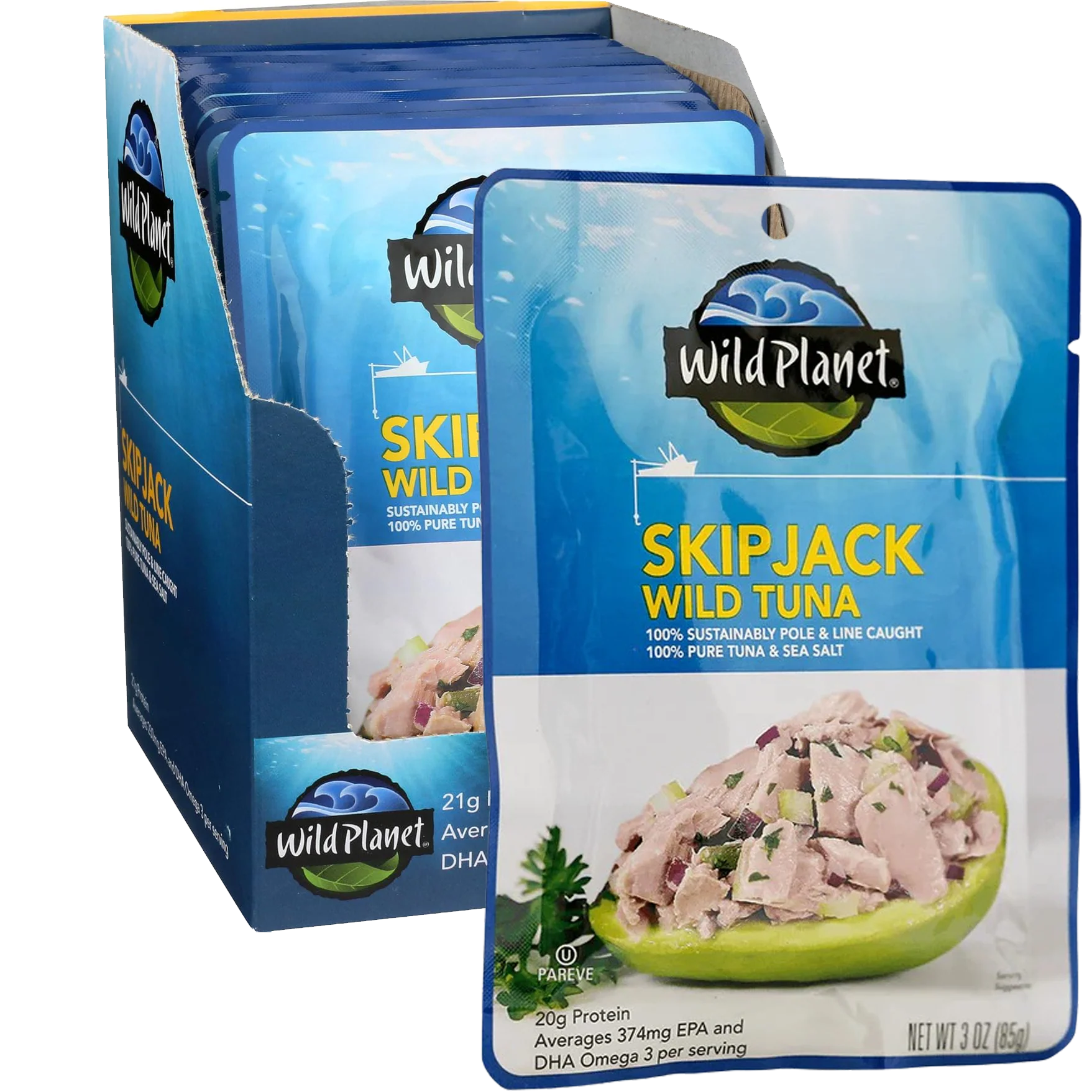 Skipjack Wild Tuna Pouch (24CT)