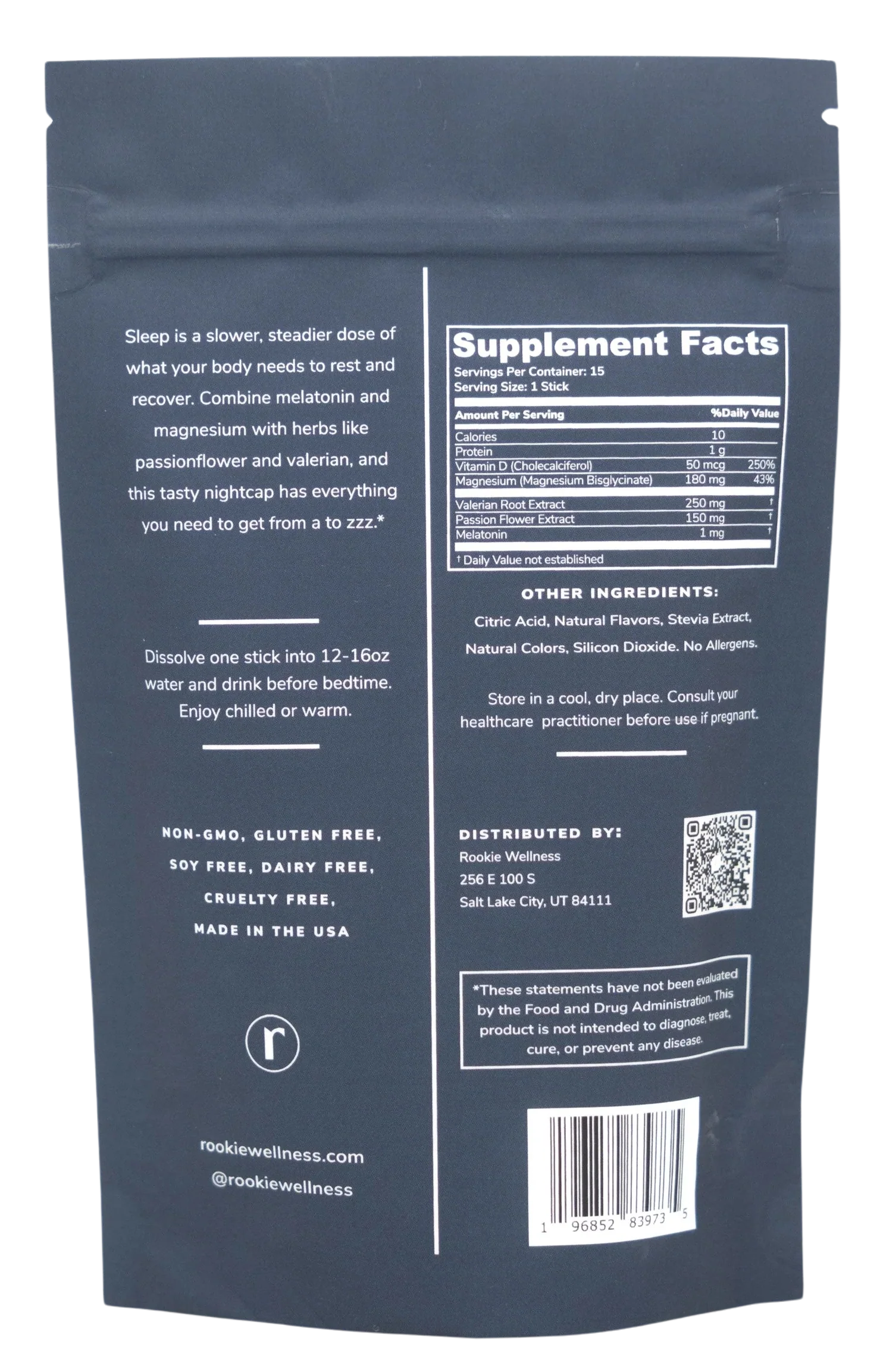 Sleep Black Berry Lemon Drink Mix (15 CT) - Image 3