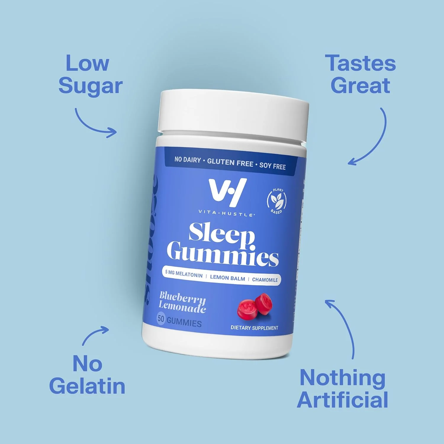 Sleep Gummies - Blueberry Lemonade (50CT) - Image 3